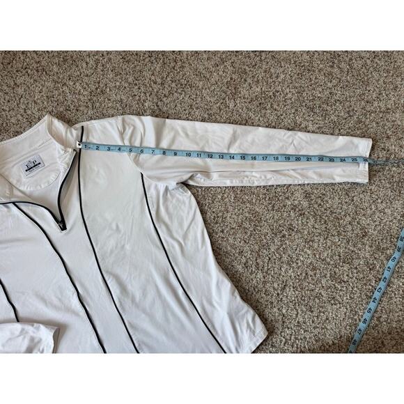 EP Pro Tour Tech, Womens jacket, size XL, White & Blue, 1/4 zip, performance - Picture 6 of 6